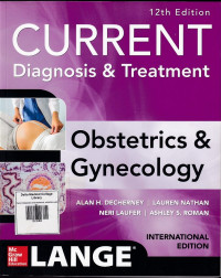 Image of Current diagnosis and treatment, obstetrics and gynecology.