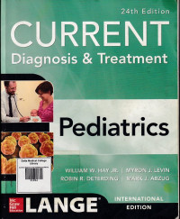 Image of Current diagnosis and treatment pediatrics.