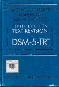Image of Diagnostic and Statistical Manual of Mental Disorders DSM-5-TR