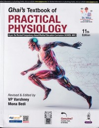Image of Ghai’s Textbook of practical physiology.