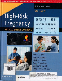 Image of High-risk pregnancy : management options.2 vol set