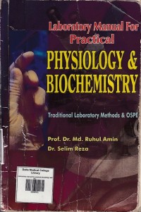 Image of Laboratory manual for practical physiology and biochemistry