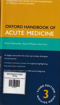 Image of Oxford handbook of acute medicine : Handbook of acute medicine