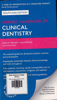 Image of Oxford handbook of clinical dentistry