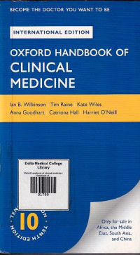 Image of Oxford handbook of clinical medicine