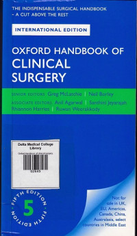 Image of Oxford Handbook of clinical surgery.