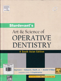 Image of Sturdevant's art and science of operative dentistry.