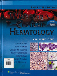 Image of Wintrobe’s clinical hematology. vol.01